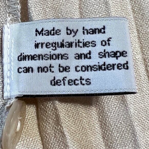 Flair Women's Size Large Button-Down Shirt – Cotton Blend with Lace & wrinkled - Picture 11 of 13